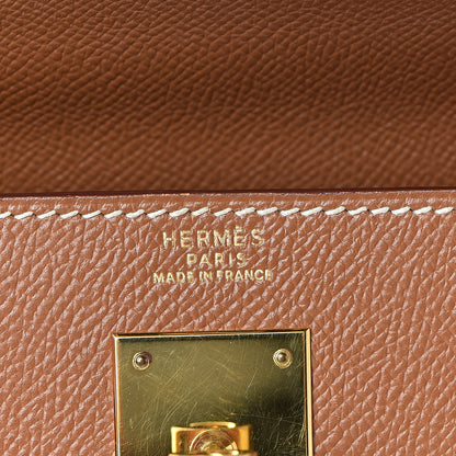 Hermes Courchevel Kelly Sellier 32 Gold 19 of 41
