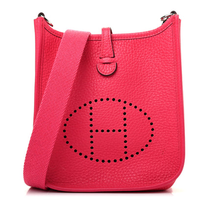 Hermes Taurillon Clemence Evelyne TPM Rose Extreme 1 of 4