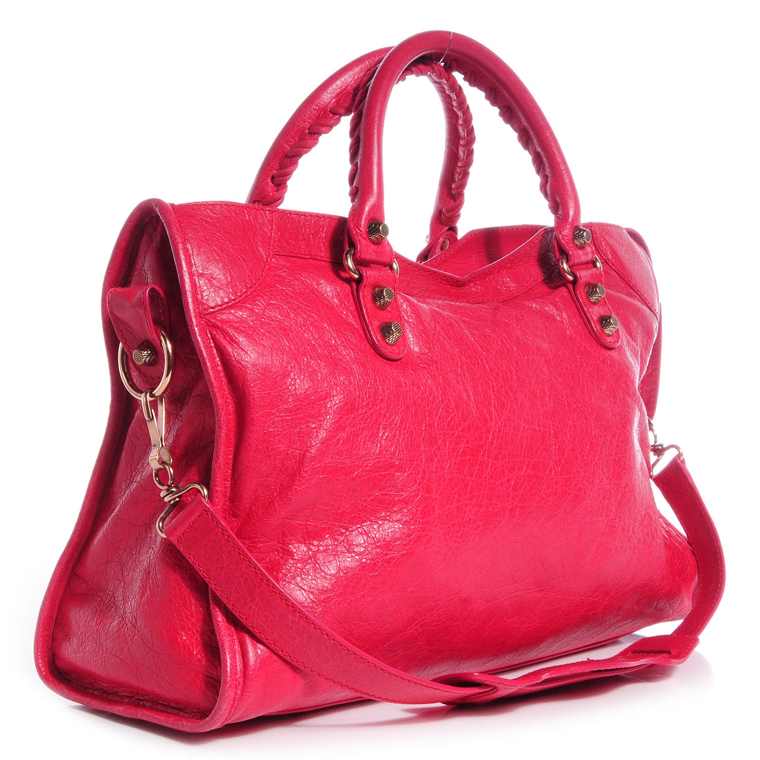 Balenciaga Agneau Giant 12 Rose Gold Hardware City Rose Thulian 3 of 11