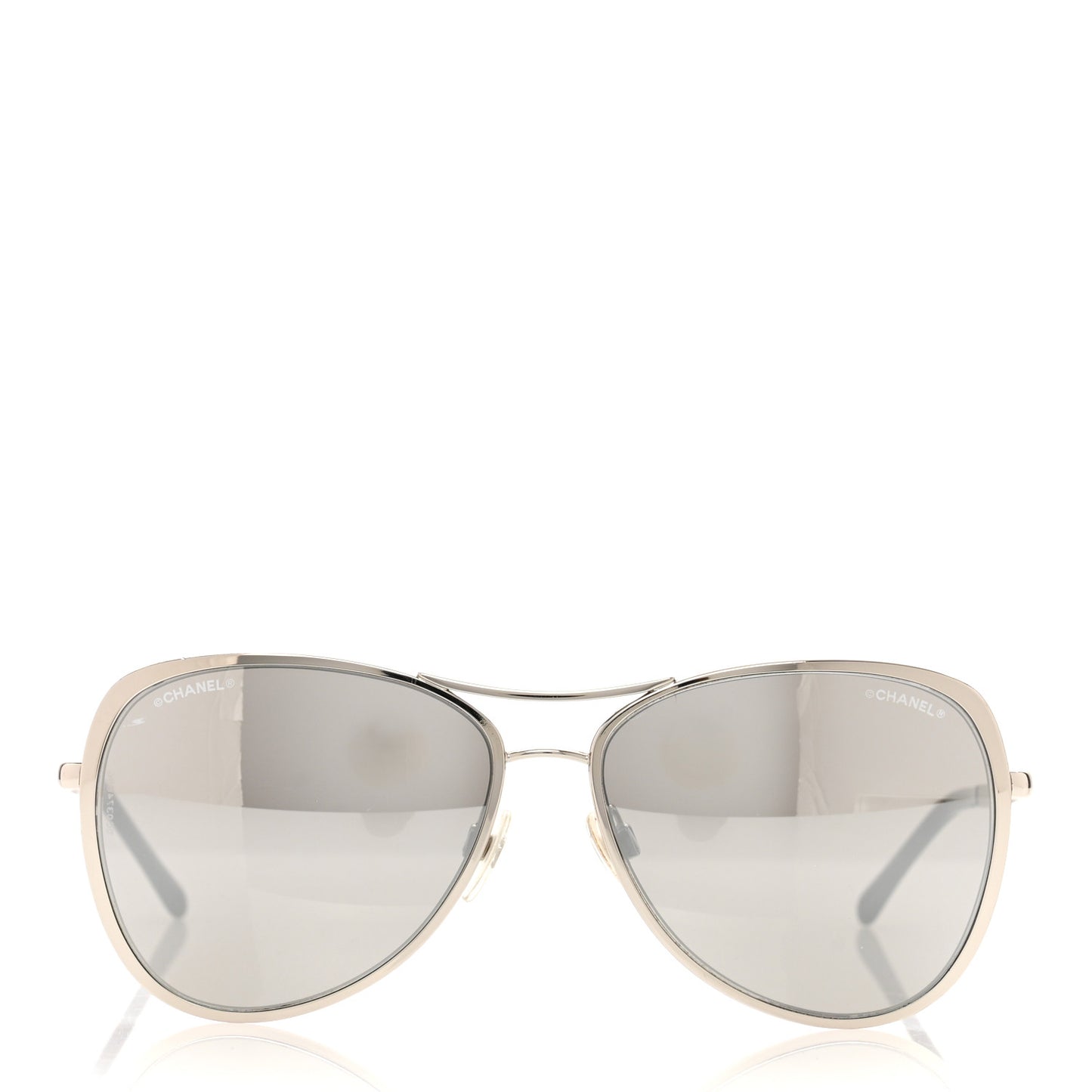 Mirrored Pilot Summer Sunglasses 4223 Silver