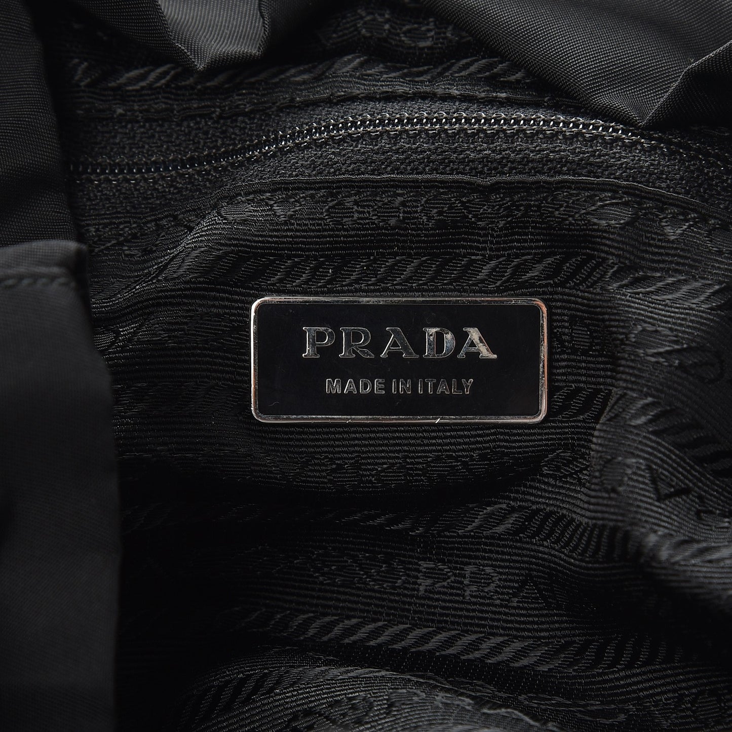 Nylon Vela Medium Backpack Black