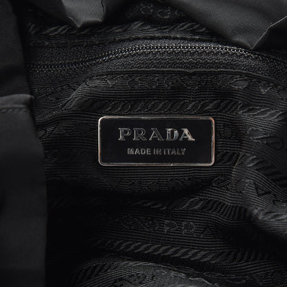Prada Nylon Vela Medium Backpack Black 6 of 9