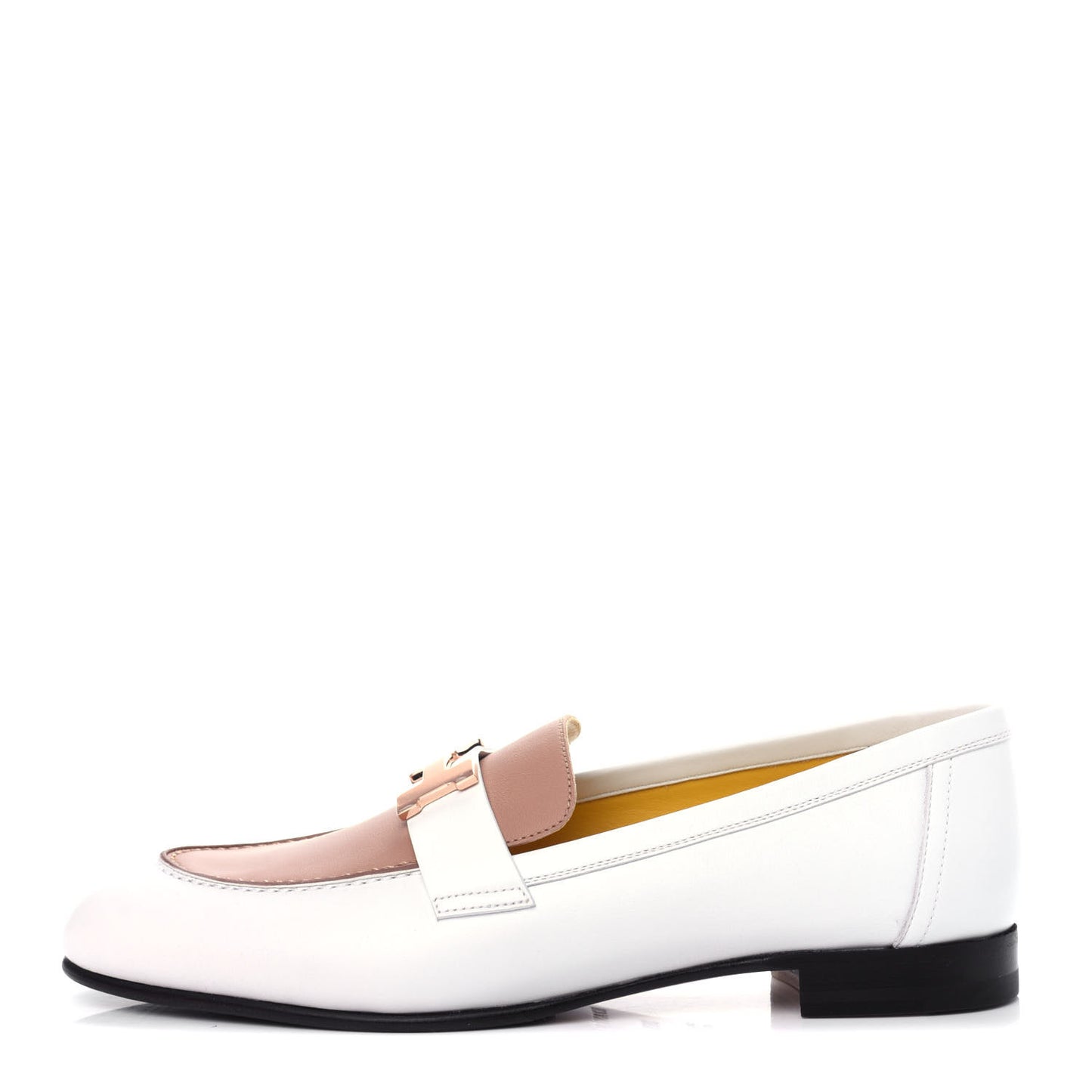 Calfskin Womens Paris Loafers 38.5 White Bois De Santal