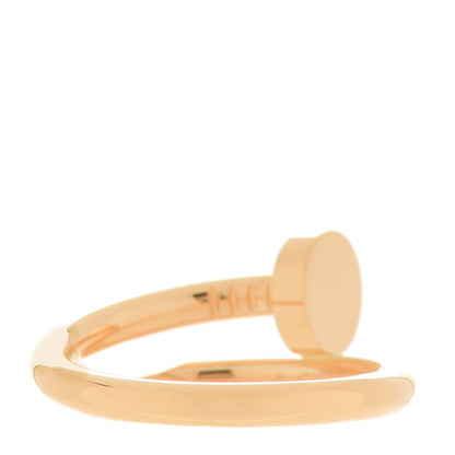 Cartier 18K Yellow Gold Small Juste Un Clou Ring 53 6.25 3 of 5