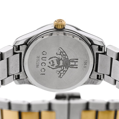 Gucci Stainless Steel 38mm G-Timeless Two Tone Cat Quartz Watch 4 of 5