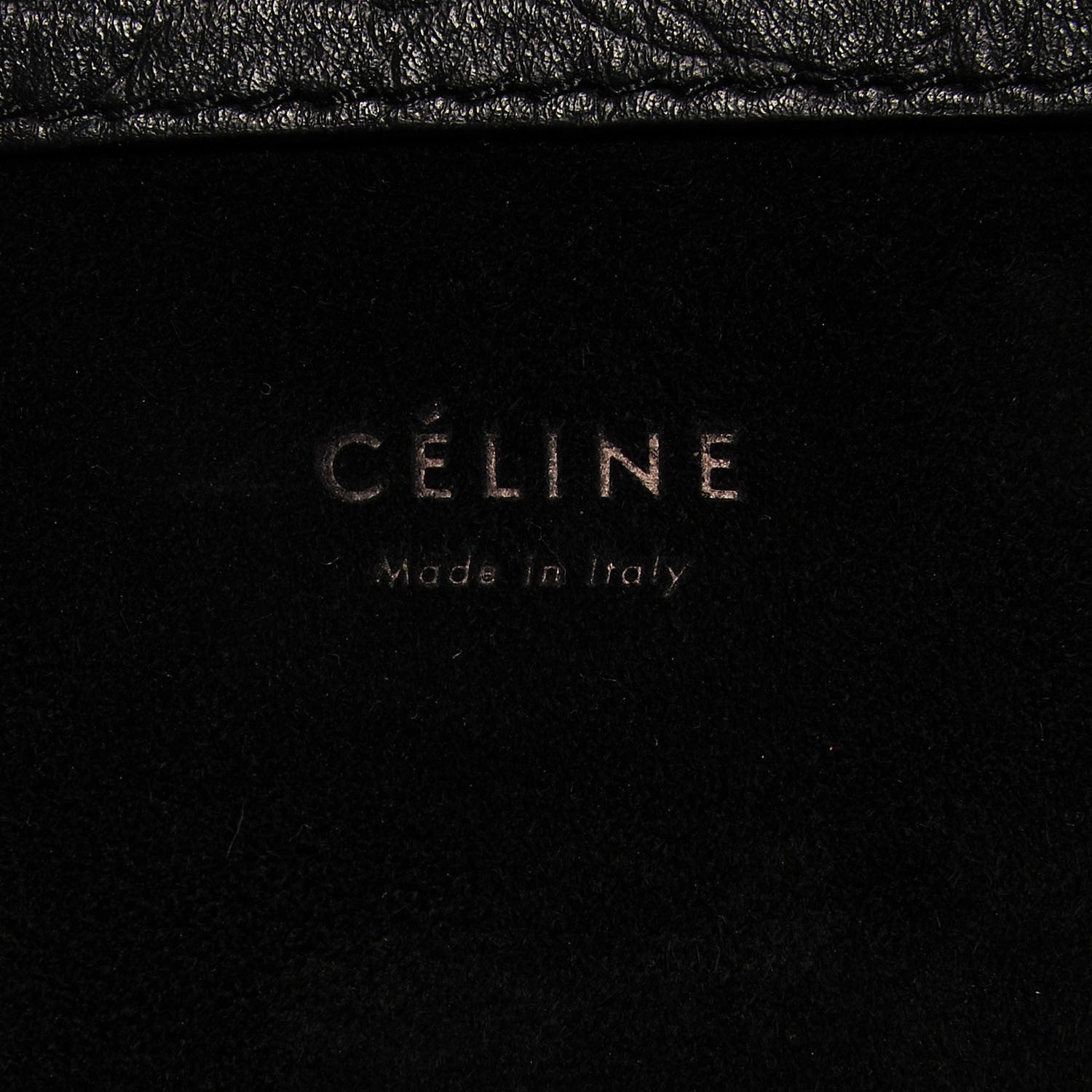 Celine Crocodile Embossed Large Phantom Luggage Black 6 of 8