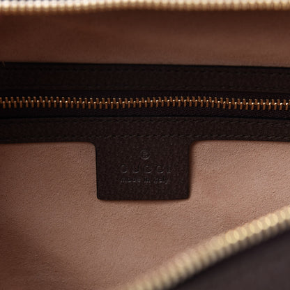 Gucci GG Supreme Monogram Web Small Ophidia Top Handle Shoulder Bag Brown 8 of 10