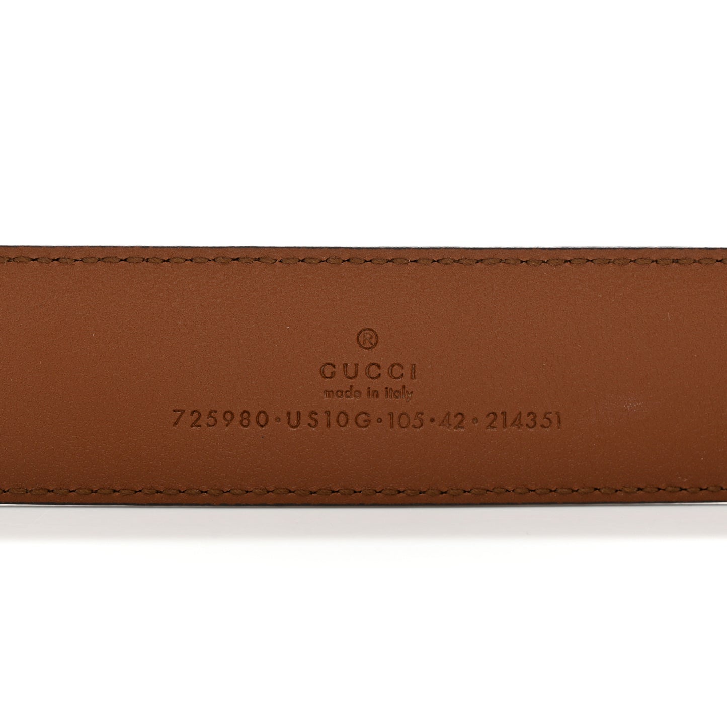 Ciny Calfskin Lux Torchon 35mm Belt 105 42 Cuir