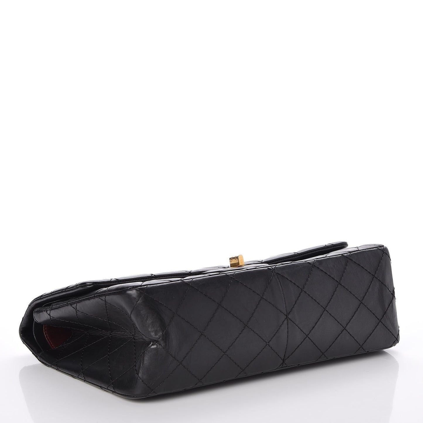 Aged Calfskin Quilted 2.55 Reissue 226 Flap Black