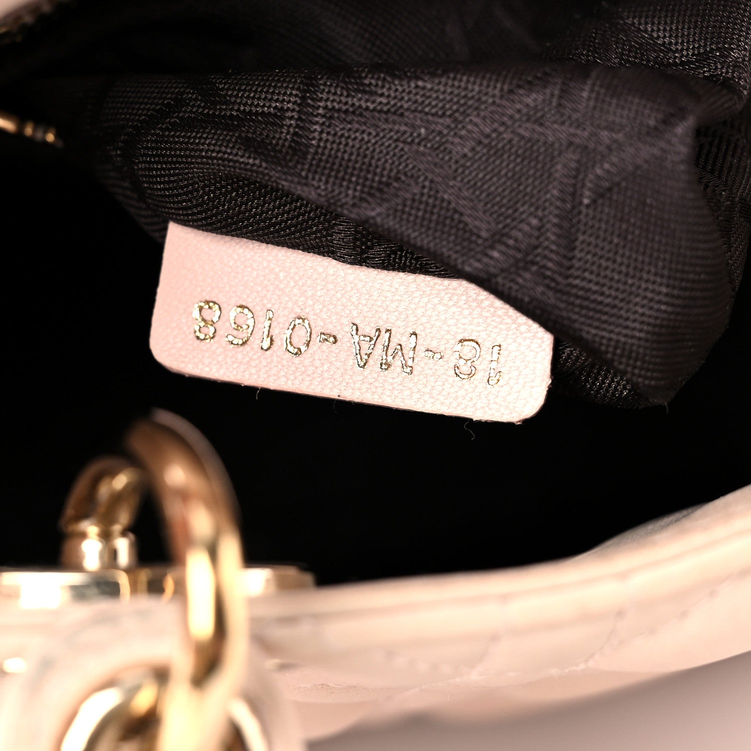 Christian Dior Lambskin Cannage Mini Lady Dior Rose Poudre 7 of 19