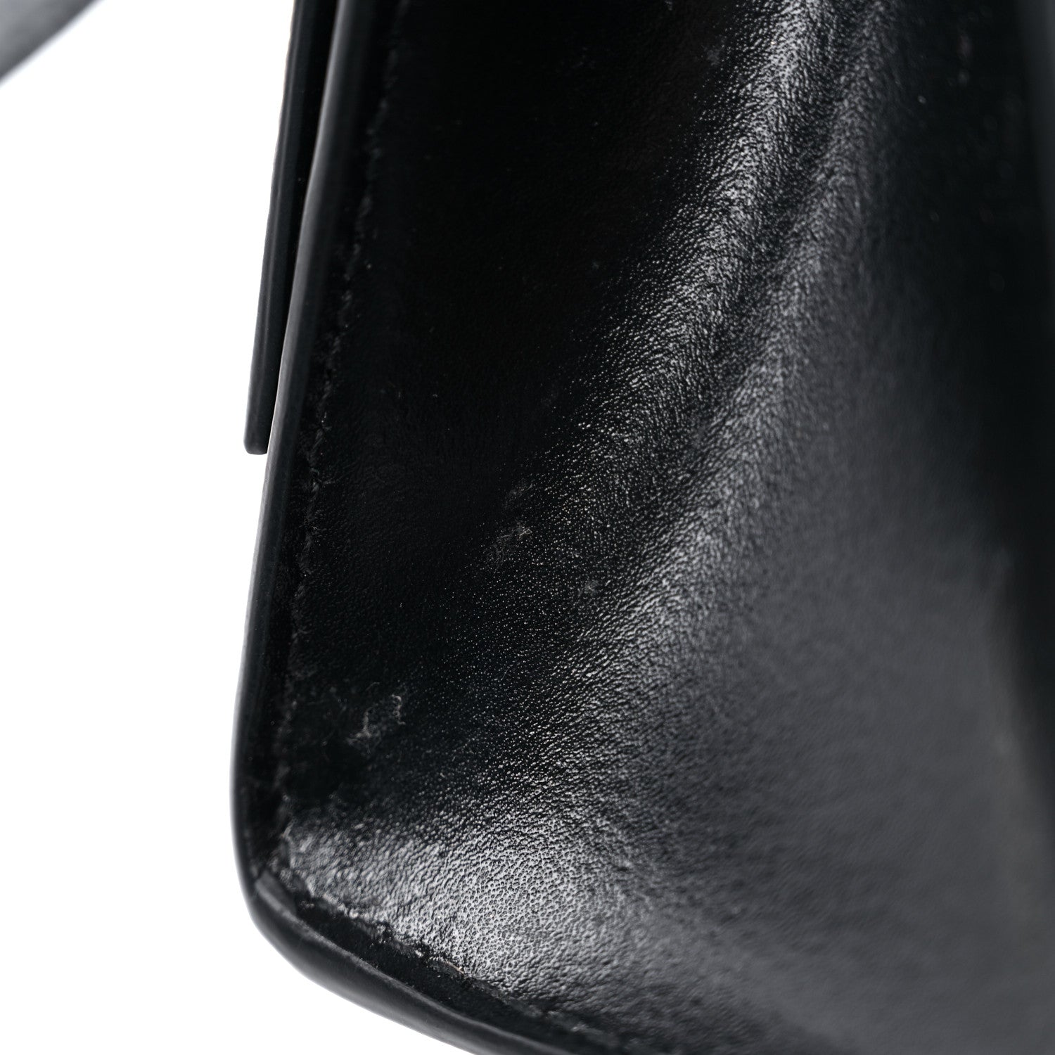 Balenciaga Shiny Box Calfskin Hourglass Top Handle Bag XS Black 12 of 12
