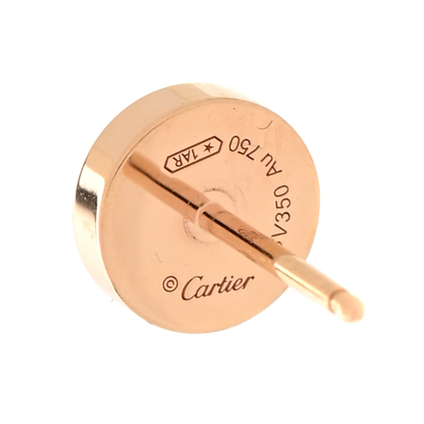 18K Pink Gold LOVE Earrings