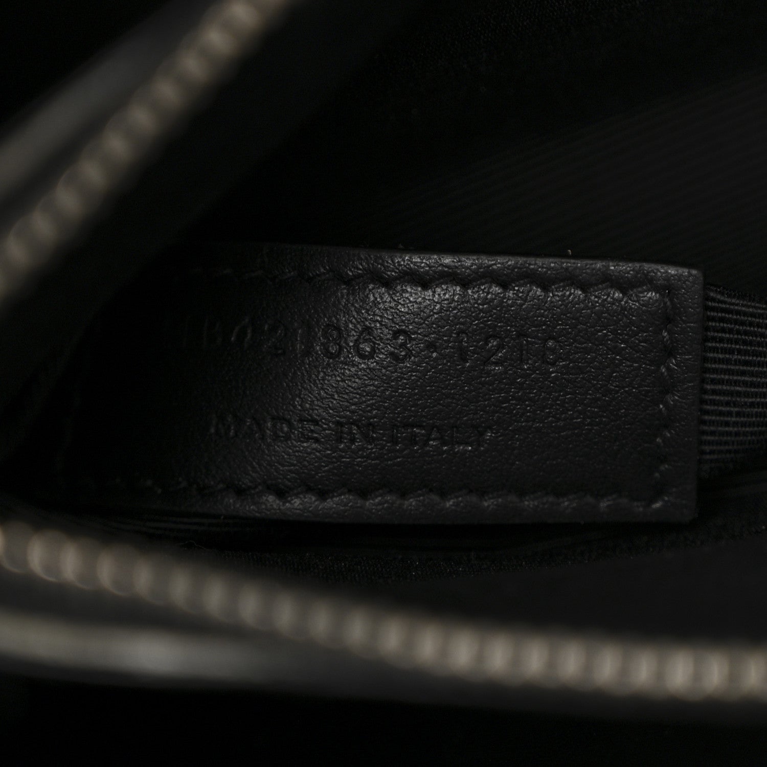 Saint Laurent Calfskin Crocodile Embossed Baby Sac De Jour Black 7 of 13