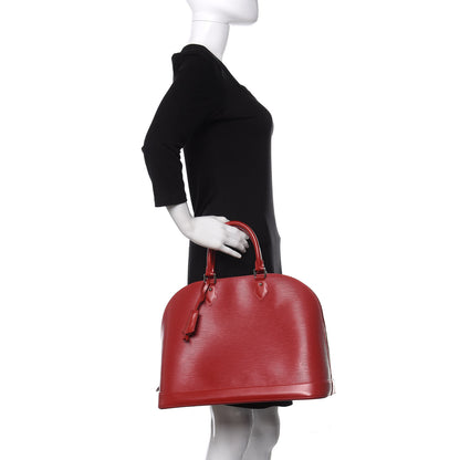 Louis Vuitton Epi Alma GM Carmine 2 of 9