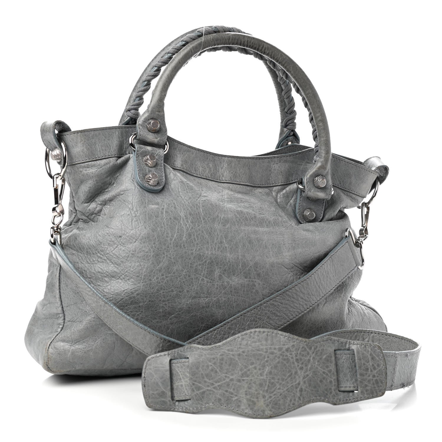 Balenciaga Agneau Giant 12 Silver Hardware Town Ardoise 3 of 10