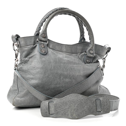Balenciaga Agneau Giant 12 Silver Hardware Town Ardoise 3 of 10