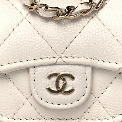Chanel Caviar Quilted Airpods Pro Case White 8 of 10