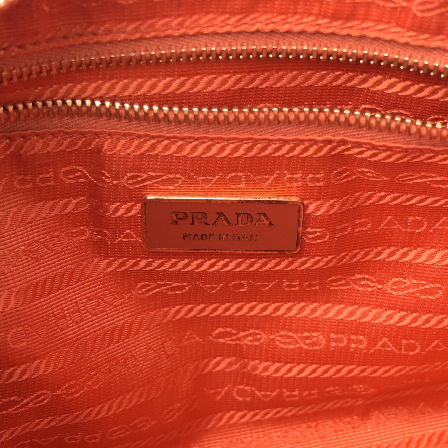 Prada Saffiano Lux Bauletto Papaya 1754566 – FASHIONPHILE