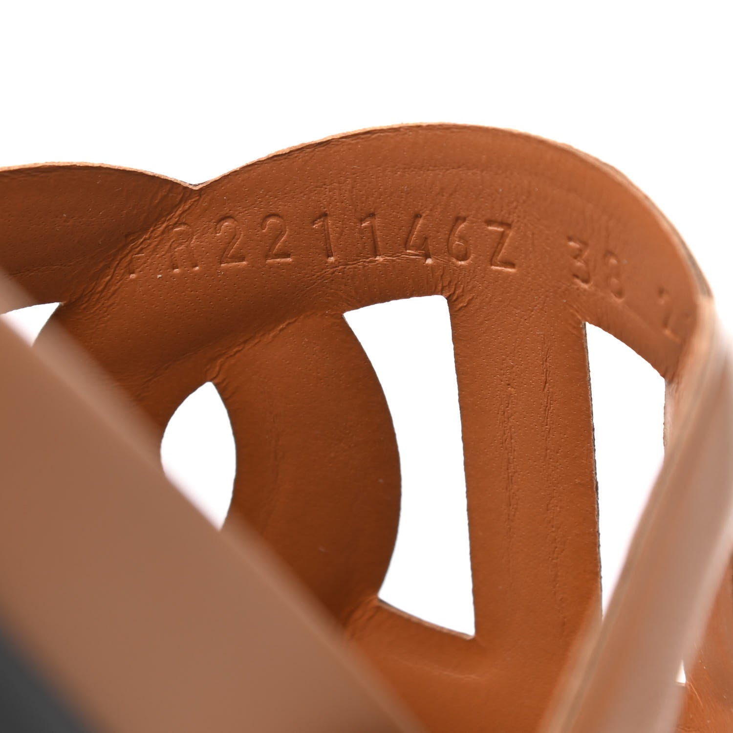 Hermes Nappa Extra Sandals 38 Naturel 8 of 8