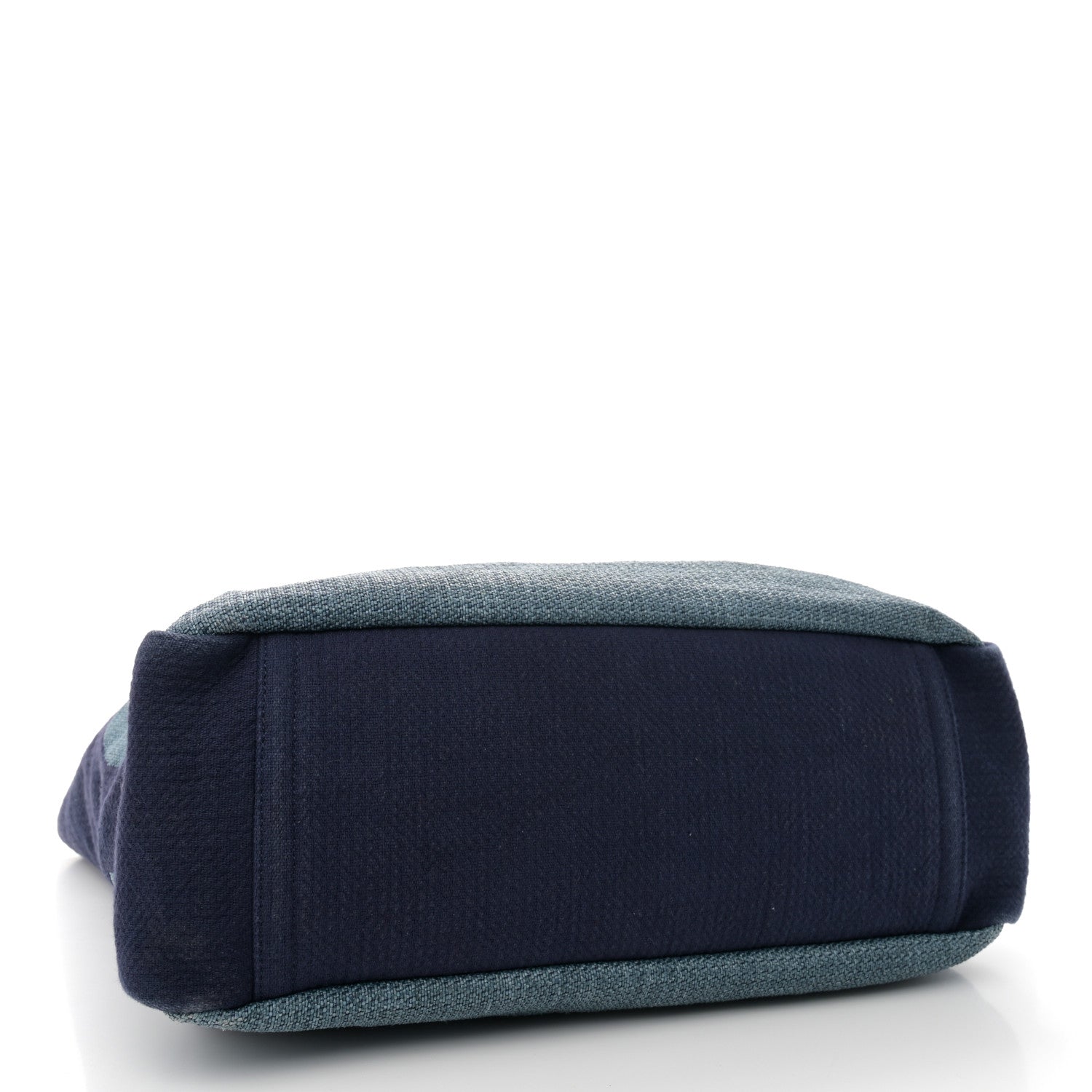 Chanel Canvas Large Shopping Tote Dark Blue 4 of 11
