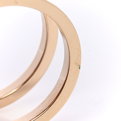 Hermes Permabrass H en Rond Scarf Ring Rose Gold 6 of 7