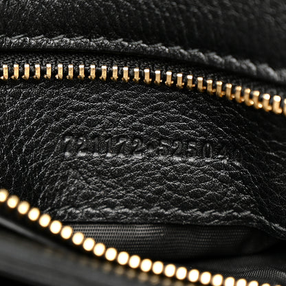 Gucci Roxy Calfskin Web Medium Studded Blondie Shoulder Flap Bag Black 7 of 14