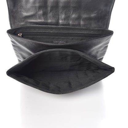 Chanel Lambskin Chocolate Bar Mademoiselle Flap Black 5 of 11