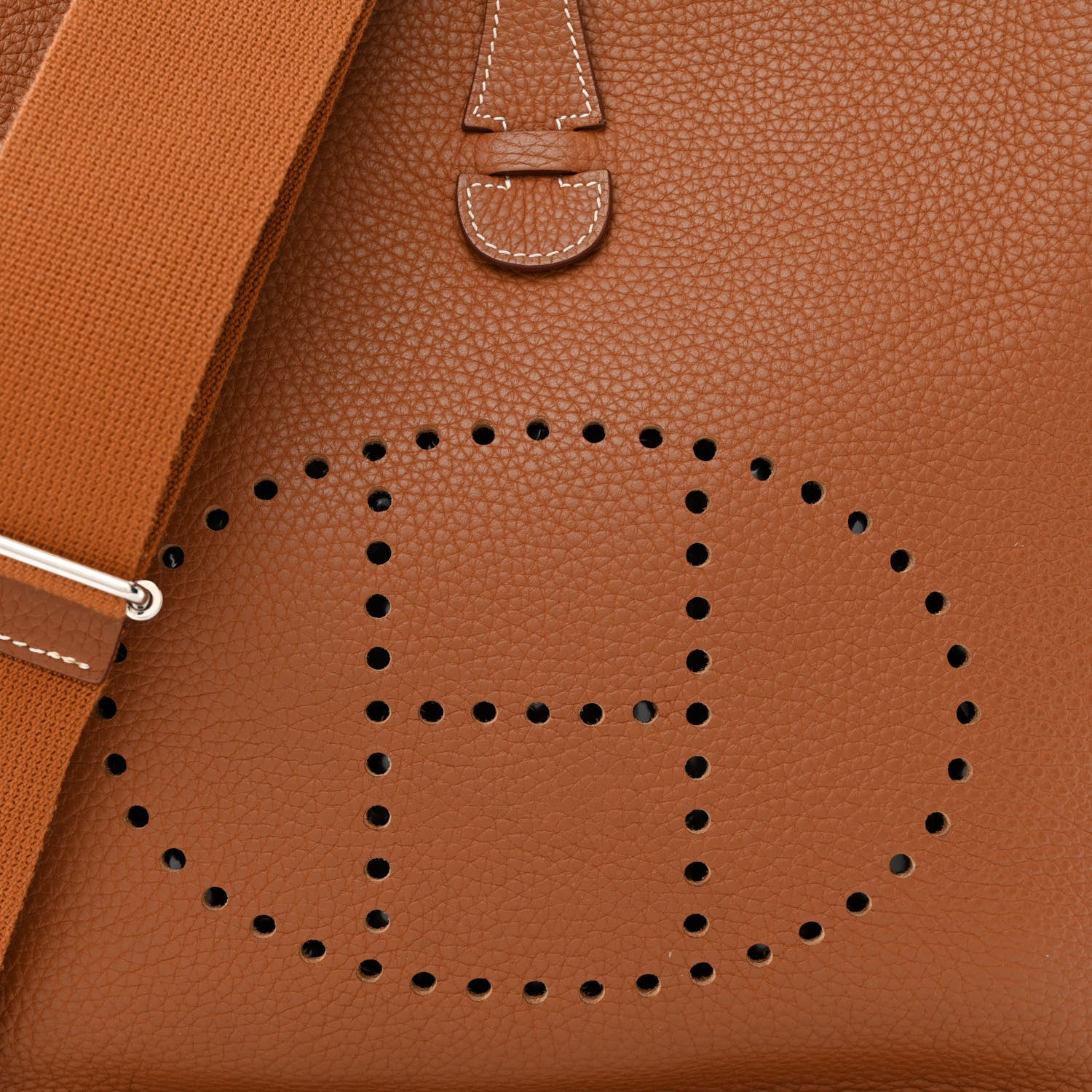 Hermes Taurillon Clemence Evelyne III PM Gold 8 of 15