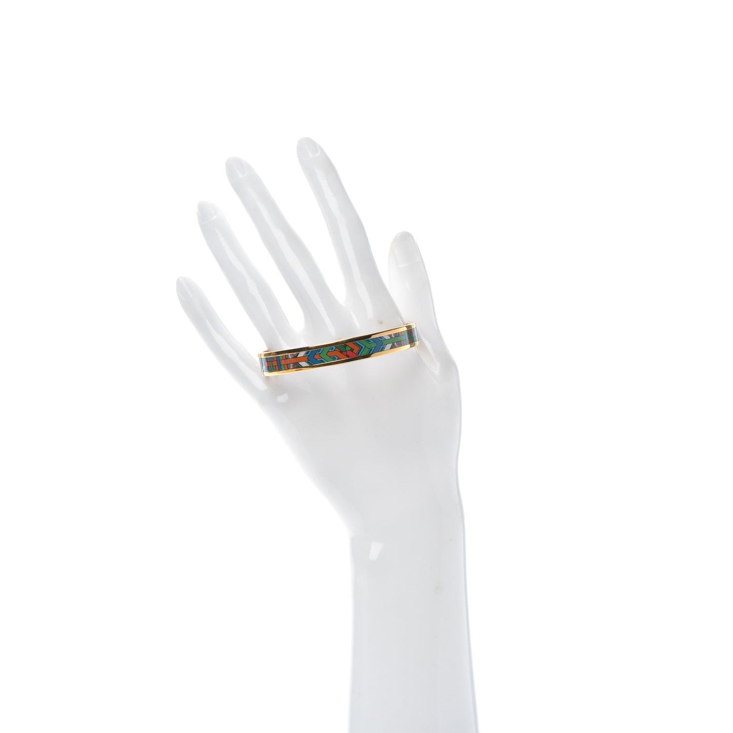 Enamel Printed Narrow L'Arbre Du Vent Bracelet 62 Folk