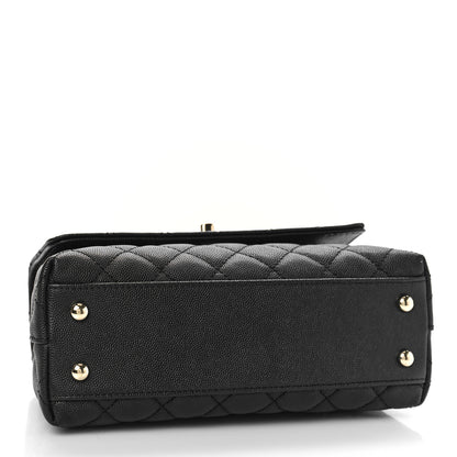 Chanel Caviar Quilted Mini Coco Handle Flap Black 4 of 10