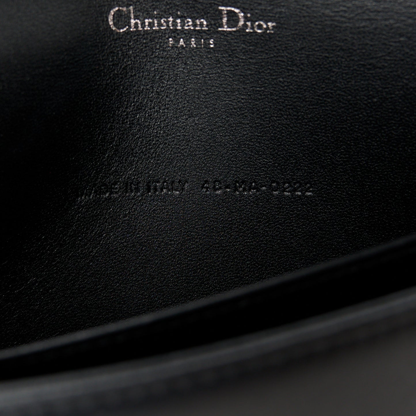 Lambskin Cannage Lady Dior Pouch Black