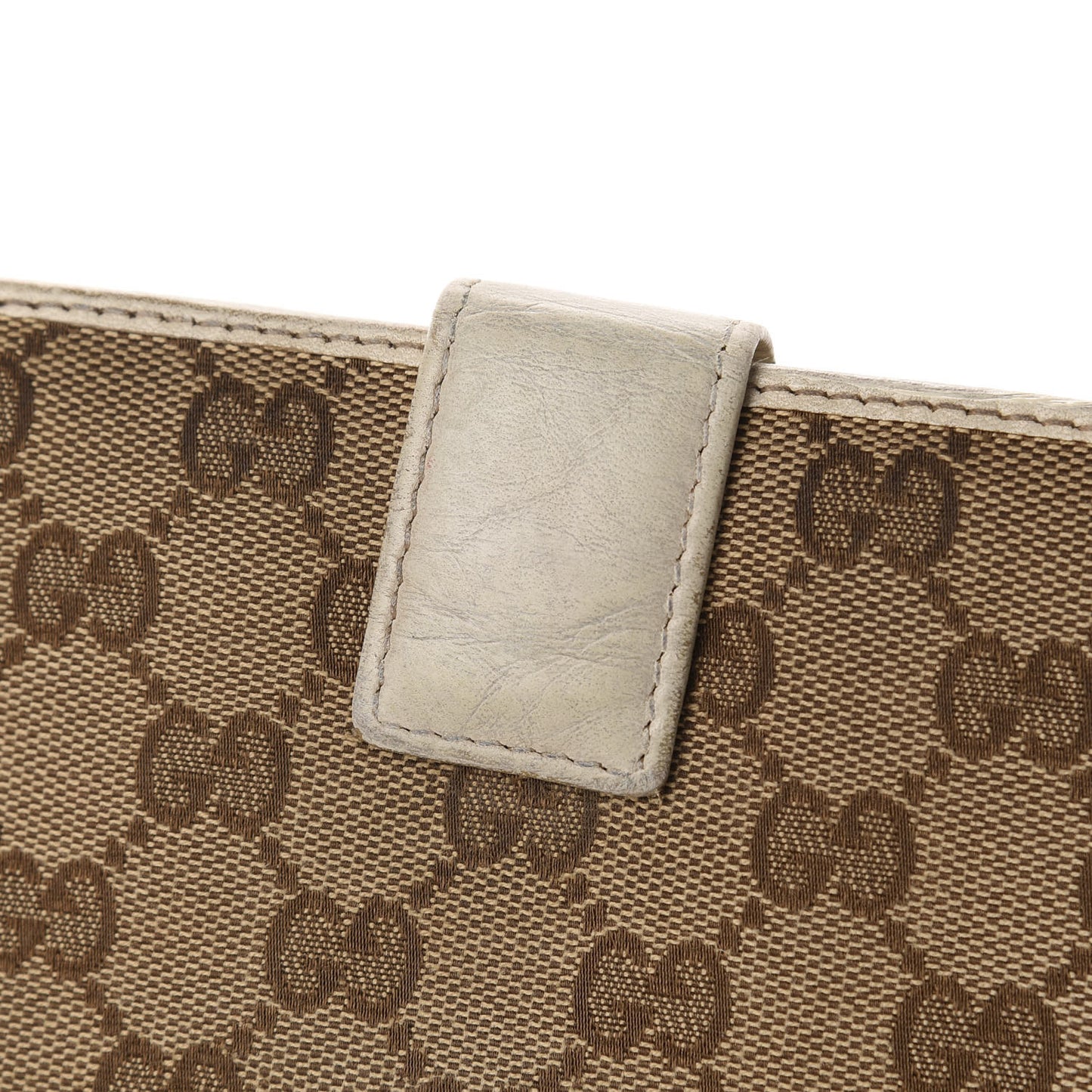 Monogram New Britt Continental Snap Wallet Off White
