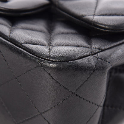 Chanel Lambskin Quilted Mini Square Flap Black 12 of 15