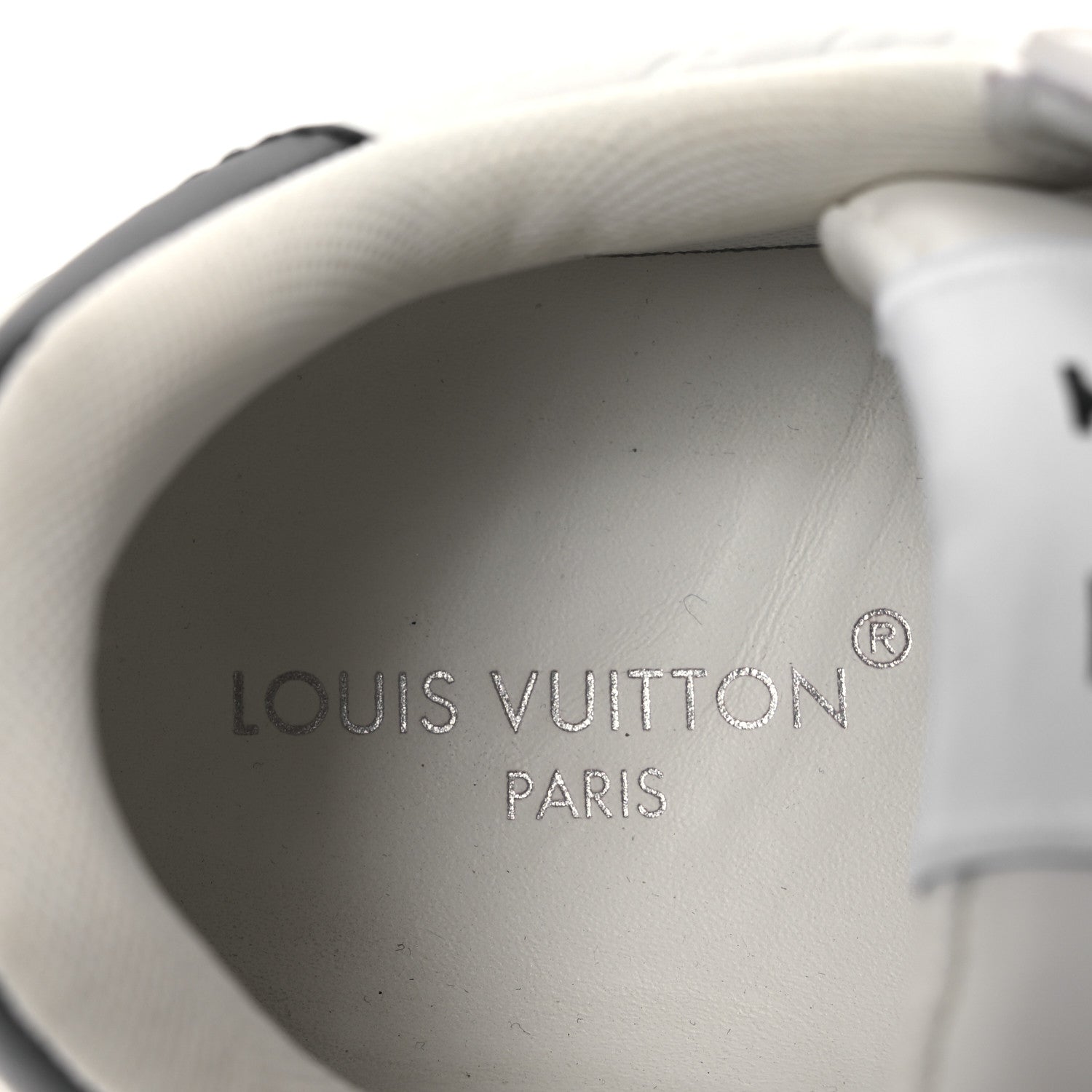Louis Vuitton Calfskin Monogram LV Stadium Sneaker 38 White Black 9 of 11
