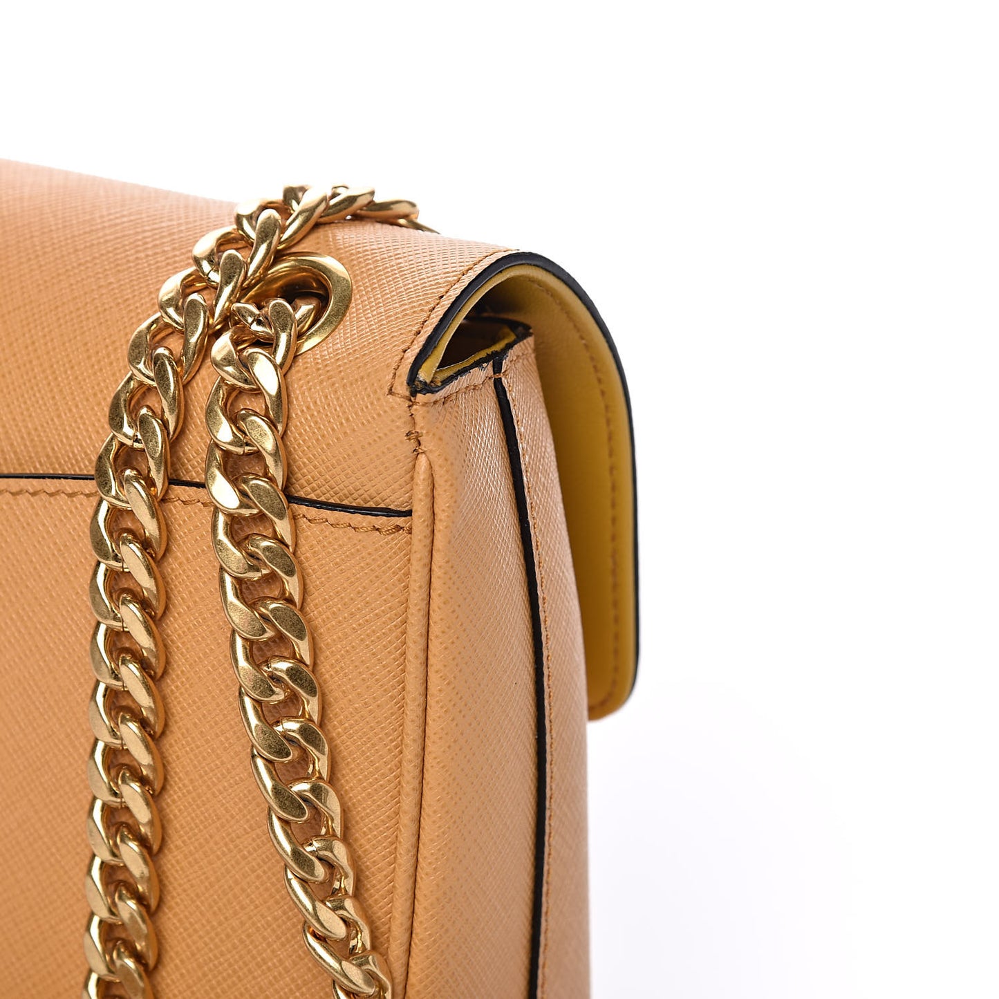 Saffiano Flap Shoulder Bag Mais