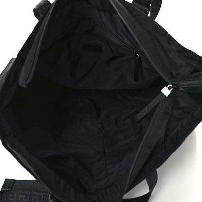 Versace Nylon La Greca Logo Tote Black 5 of 11