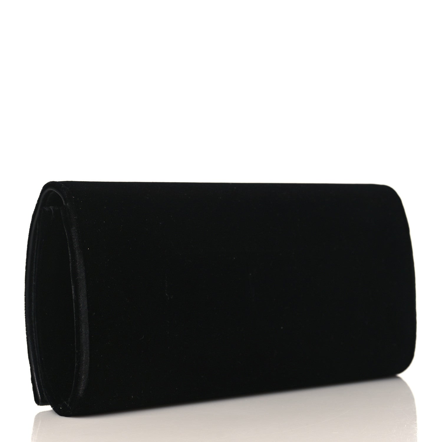 Saint Laurent Velvet Smoking Clutch Black 3 of 8