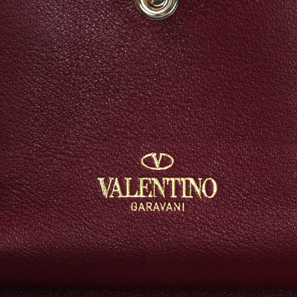 Valentino Garavani Calfskin Rockstud French Wallet Scarlet 7 of 7