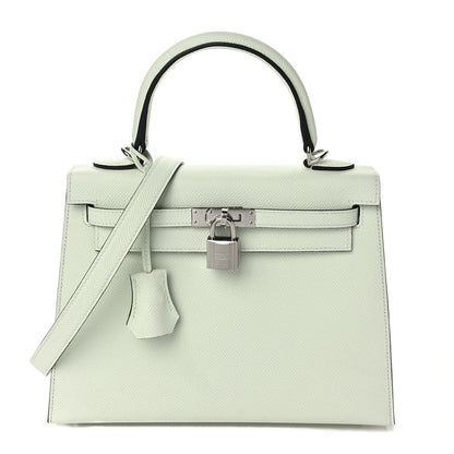 Hermes Epsom Kelly Sellier 25 Vert Fizz 1 of 9