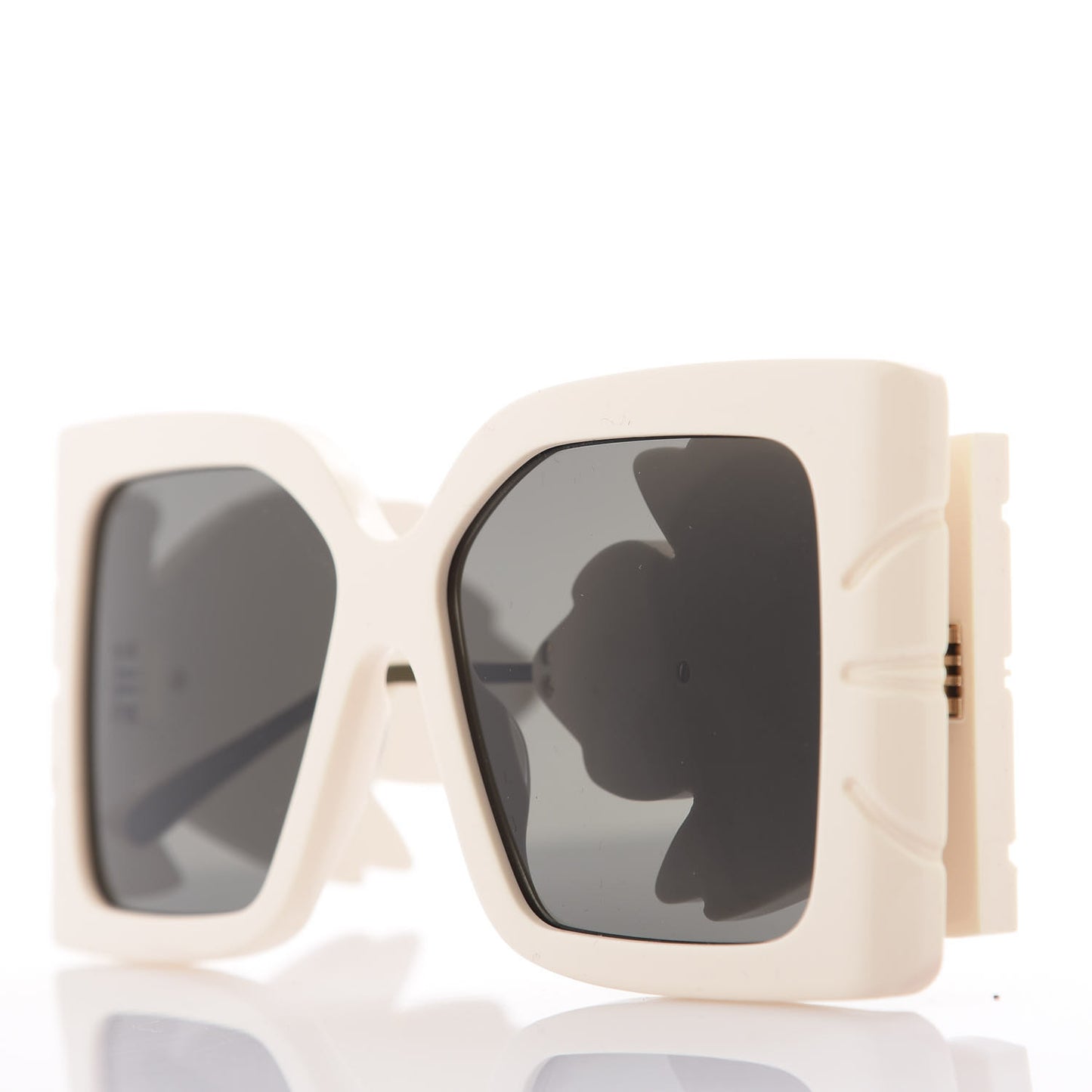 Acetate Square Frame Wing Sunglasses GG0535S Ivory