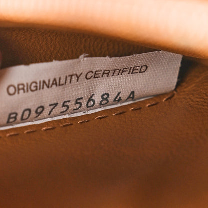 Bottega Veneta Lambskin Maxi Intreccio Padded Chain Cassette Crossbody Bag Caramel 7 of 14