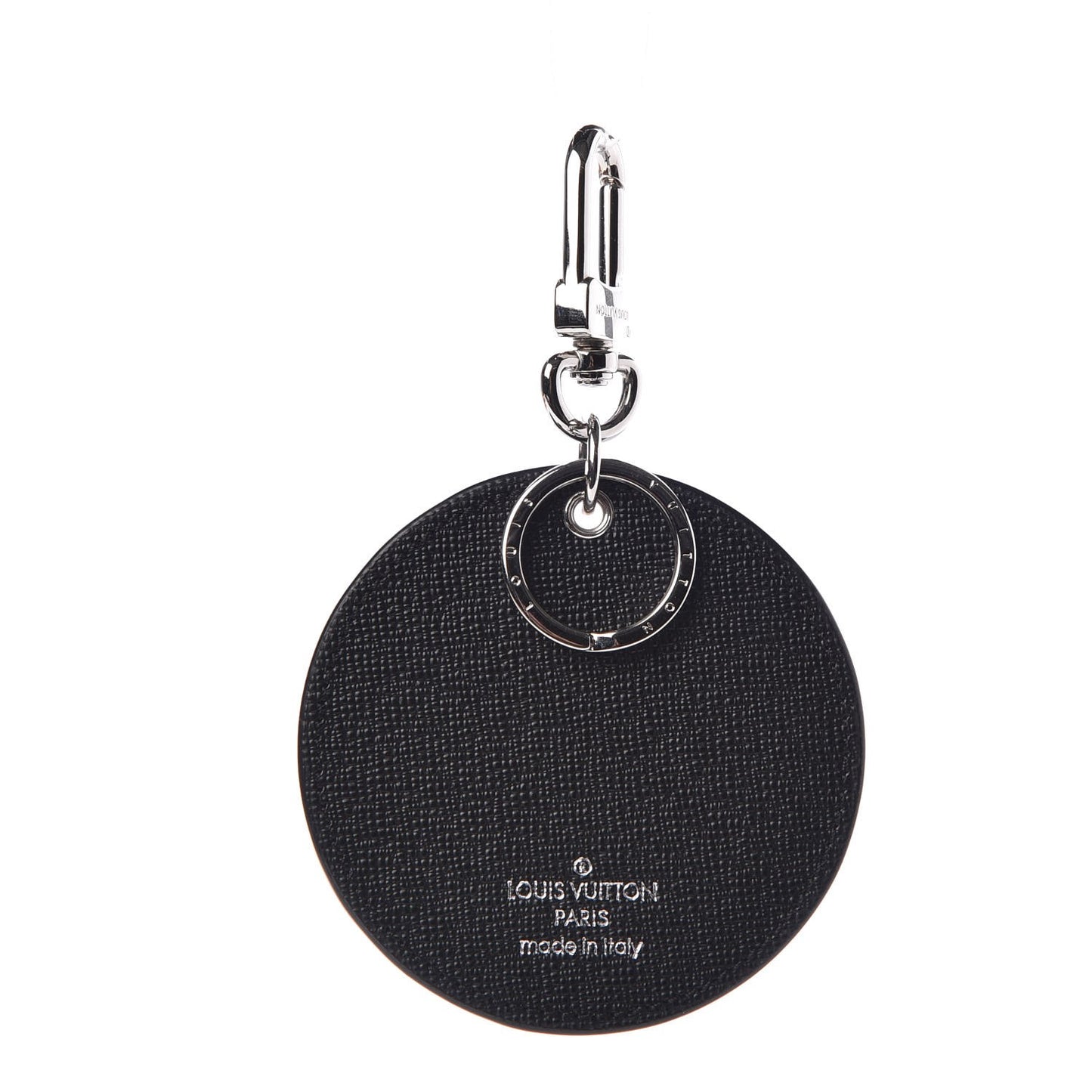 Epi Monogram V Twist Bag Charm Key Holder Brown