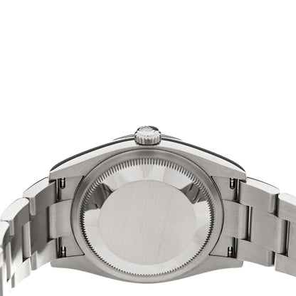 Rolex Stainless Steel 36mm Oyster Perpetual Watch Med Blue 126000 4 of 5