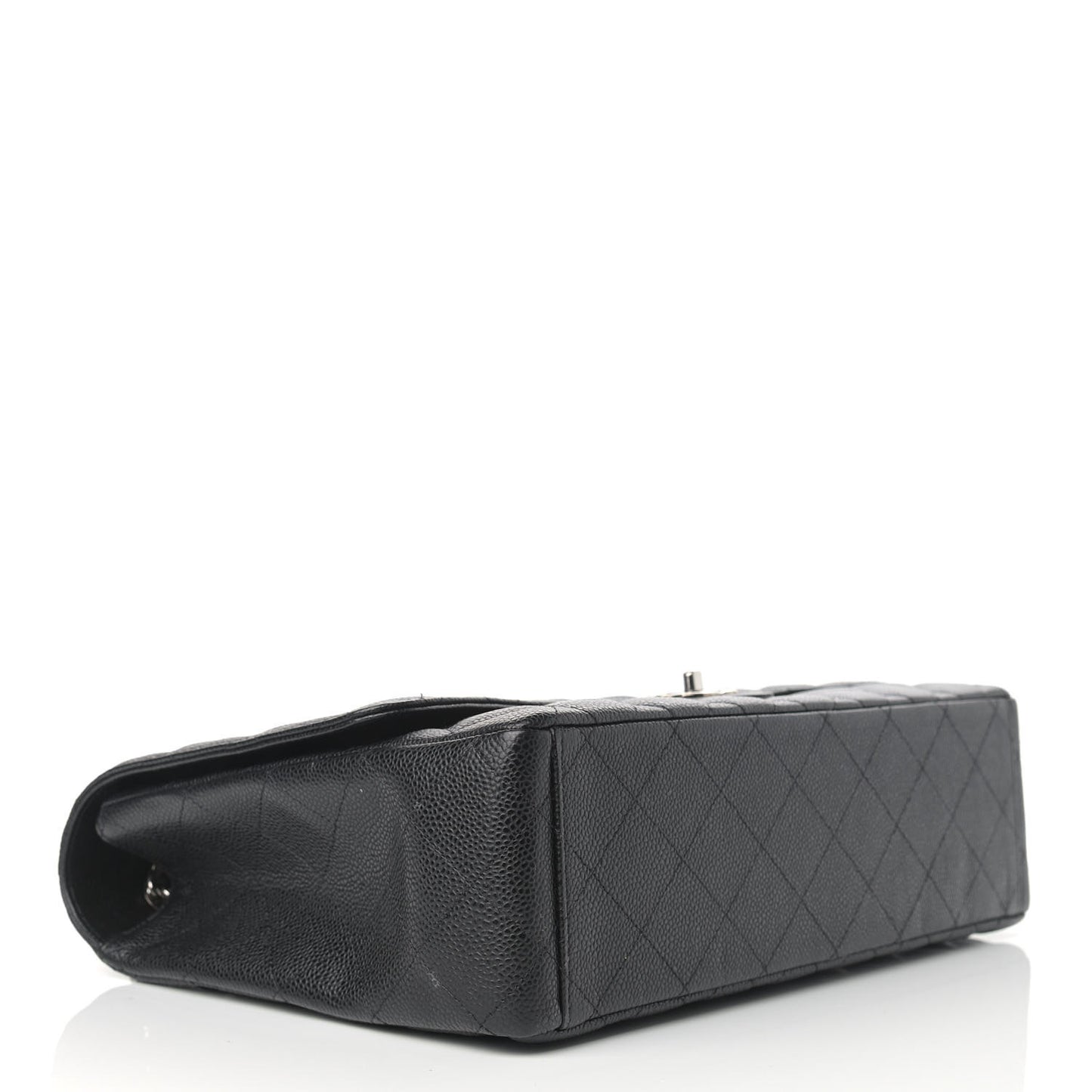Caviar Quilted Maxi Single Flap Black