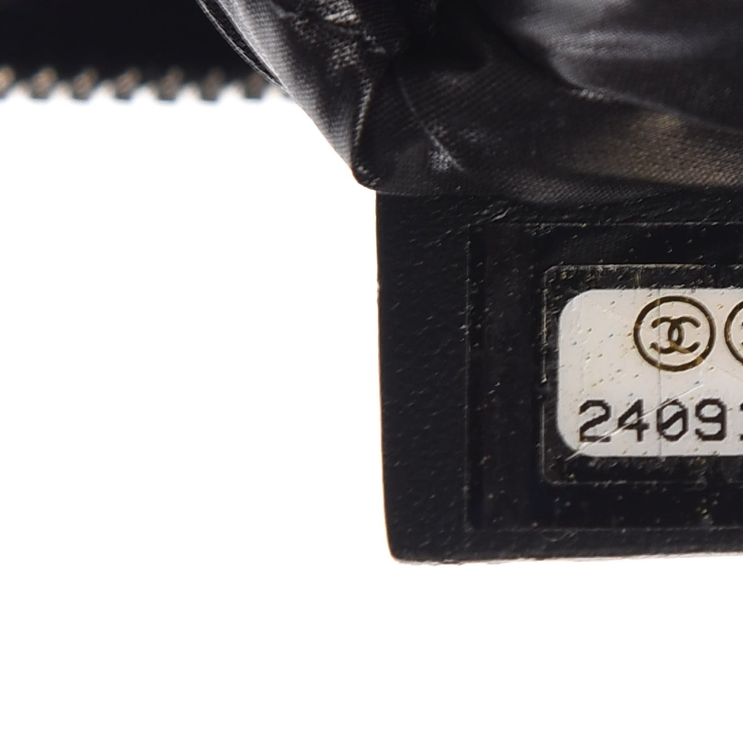 Metallic Calfskin Keyboard Pouch Black
