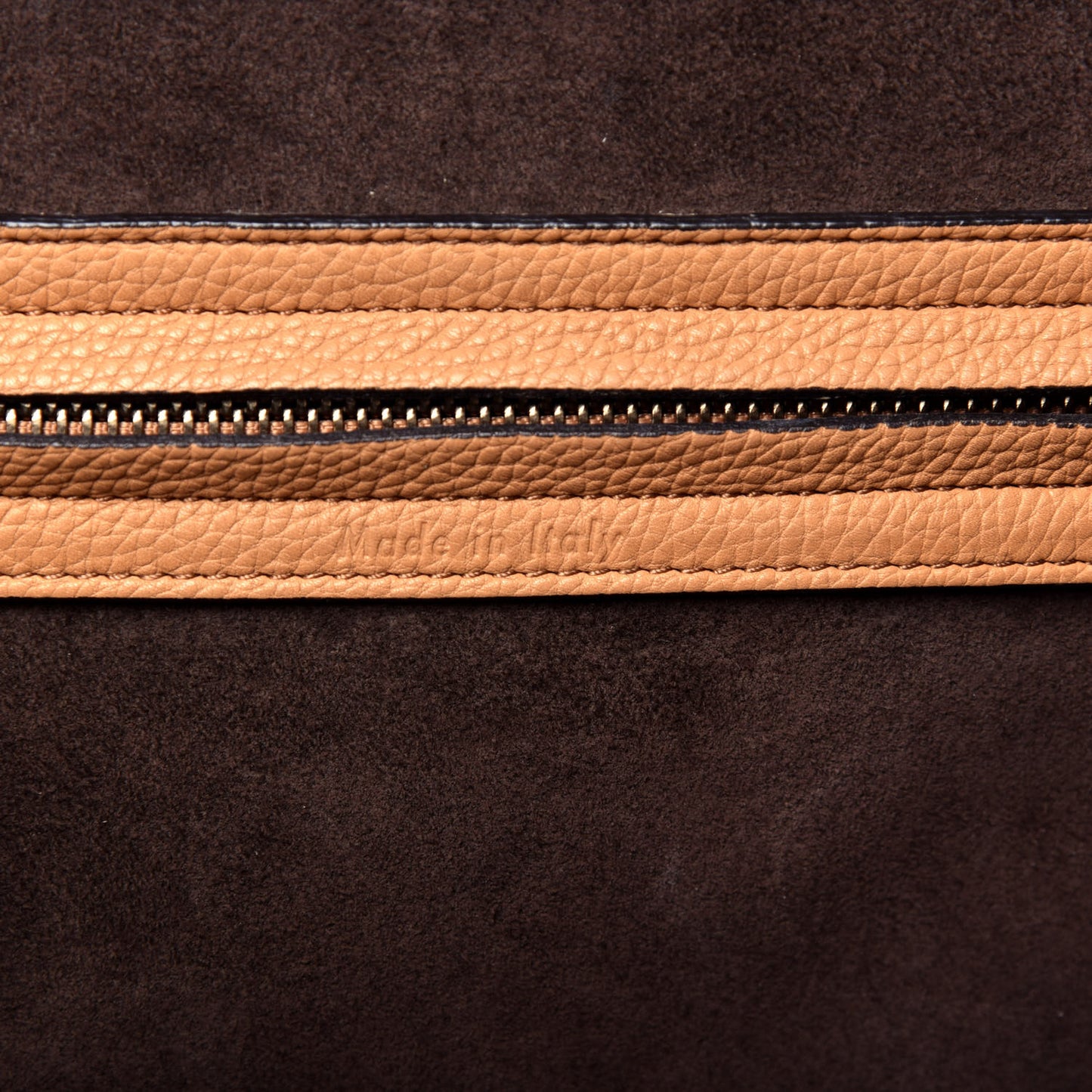 Baby Grained Calfskin Medium Phantom Luggage Camel