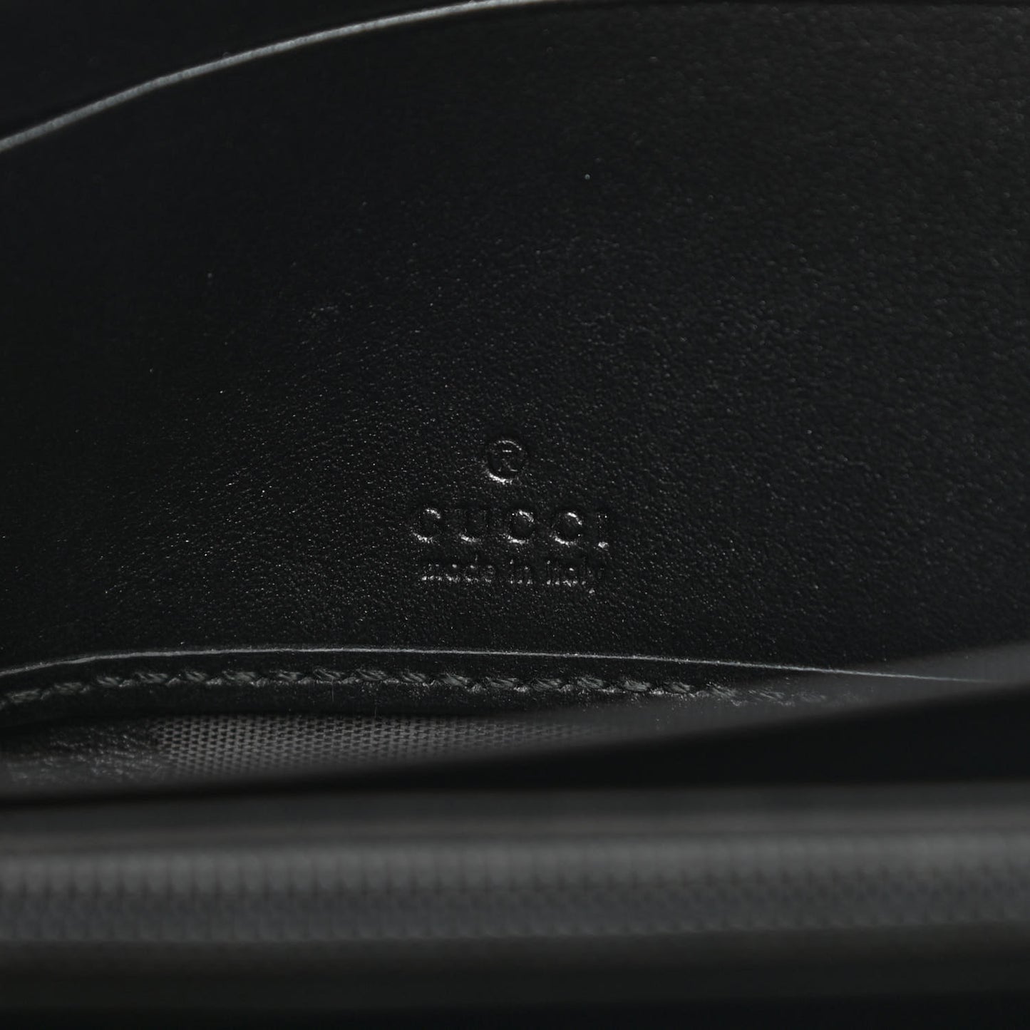 Smooth Calfskin Zip Around Wallet Black