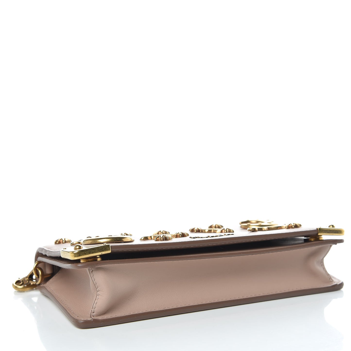 City Calfskin Cahier Astrology Chain Wallet Cipria