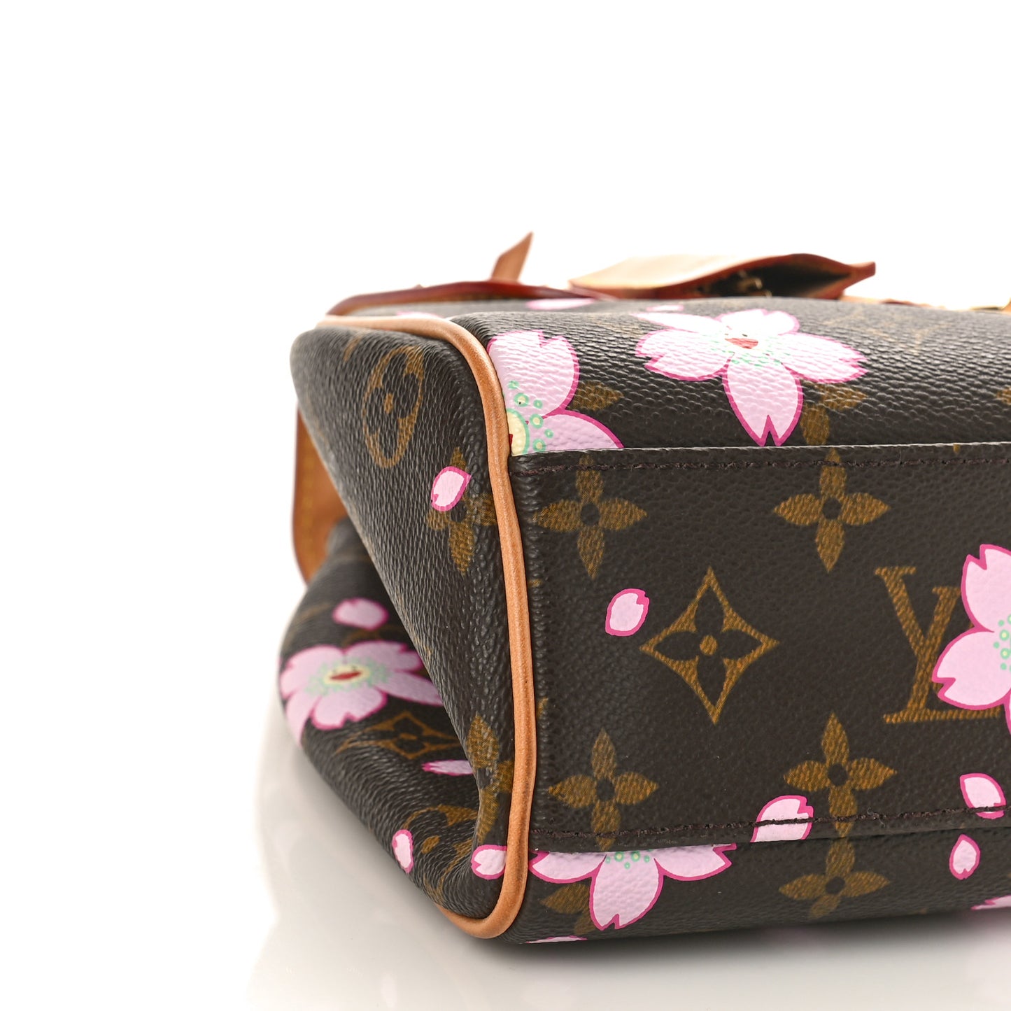 Monogram Cherry Blossom Sac Retro Bag Brown