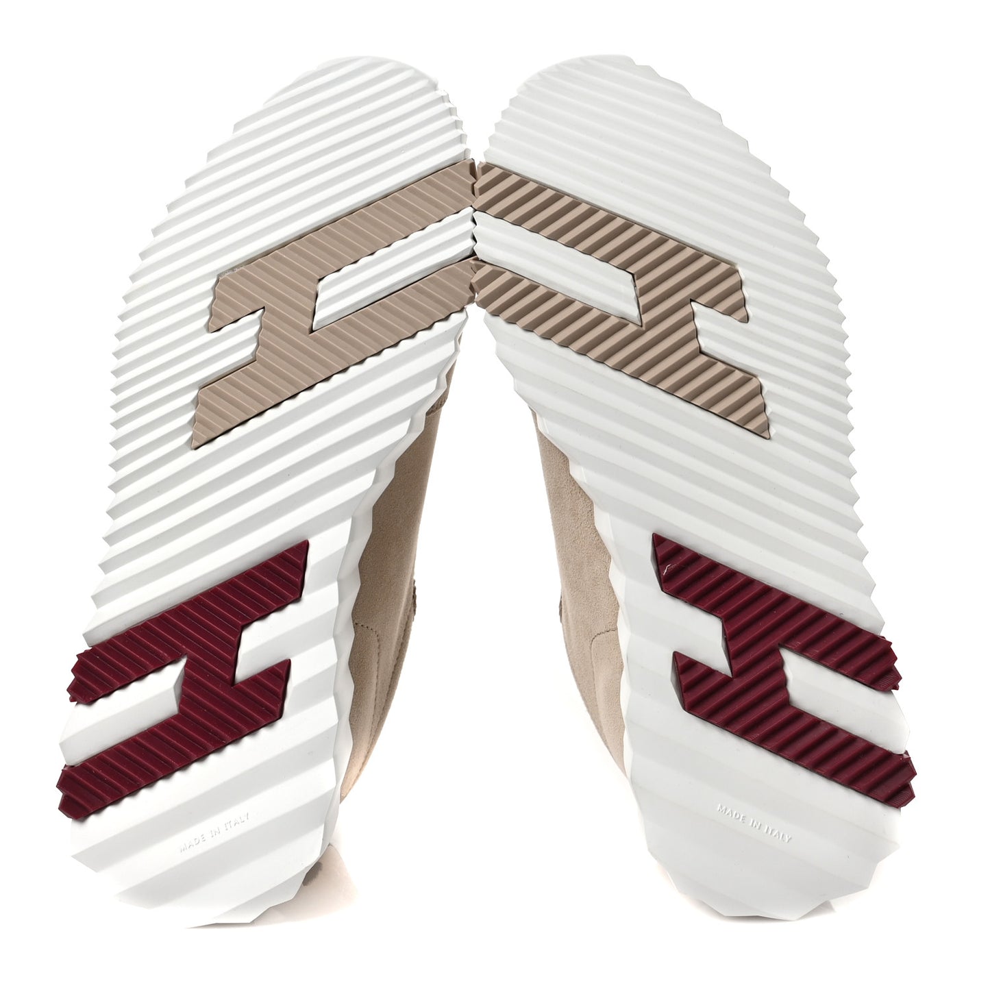 Goatskin Suede Goatskin Bouncing Sneakers 36 White Gomme